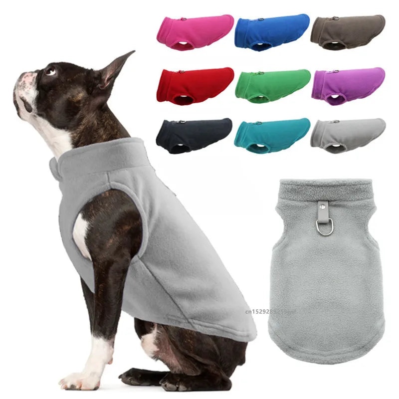 Winter Dog Jacket Vest with D-Ring